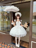 White Hime Lolita Wedding JSK Dress | Sweet Princess Gown