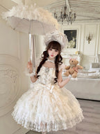 White Hime Lolita Wedding JSK Dress | Sweet Princess Gown