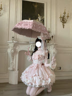 Sweet Lolita Pink Bunny Sakura Dress Set - Cute Princess Ball Gown