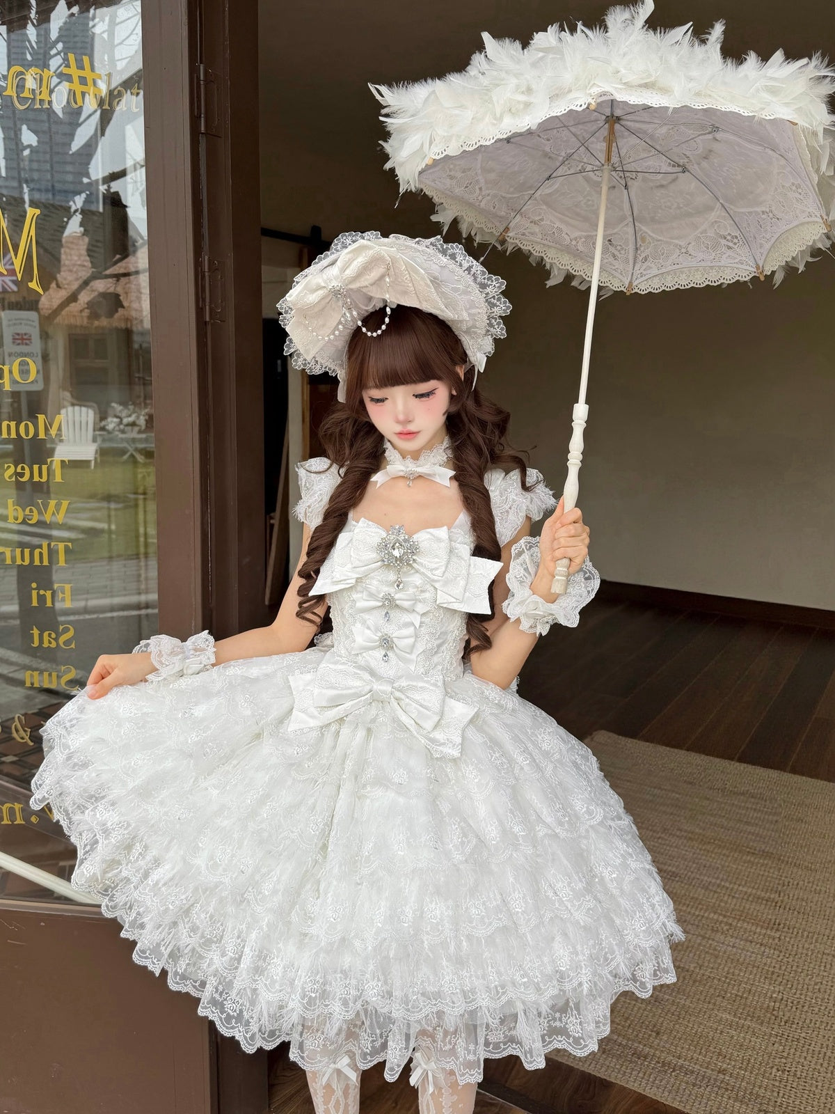 White Hime Lolita Wedding JSK Dress | Sweet Princess Gown