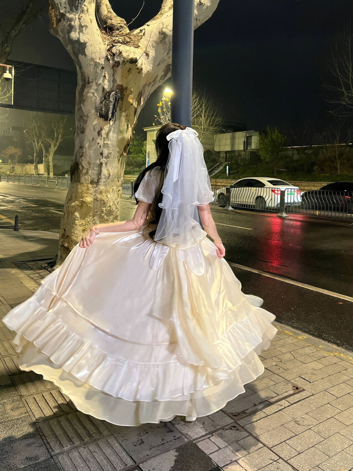 Elegant Apricot Cream Lolita Ball Gown - Princess Birthday Dress Set
