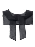 Black Chiffon Wrap - PINK SAVIOR | CoyBunny