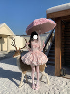 Sweet Lolita Pink Bunny Sakura Dress Set - Cute Princess Ball Gown