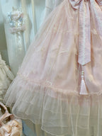 Pink Qi Lolita JSK Dress Set with Blouse | Chinese Style Gown
