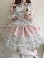 Pink Ballet Lolita JSK Dress | Sweet Princess Gown