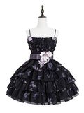 Violet Sweetheart Floral Stitched Layered JSK Gown - Yimu Walnut | CoyBunny
