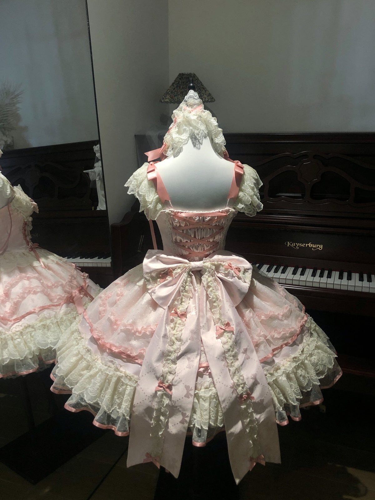 Pink Balletcore Lolita JSK Dress Set | Elegant Ballet Style Jumper