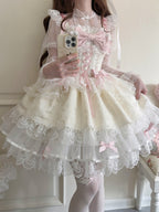 Apricot Ballet Lolita JSK Dress | Sweet Princess Gown