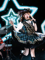 Green Idol Lolita Plaid JSK Dress with Golden Bear Embroidery and Black Scalloped Hem - LiLi Chain | CoyBunny