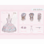 Pink & Blue Sweet Candy-themed Lolita JSK Dress - Meng Fu Zi | CoyBunny