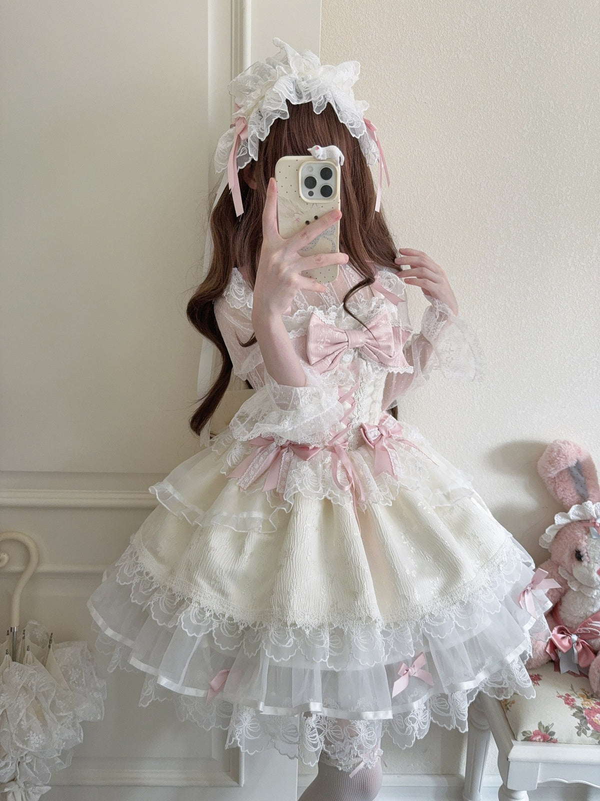 Apricot Ballet Lolita JSK Dress | Sweet Princess Gown