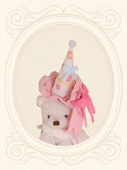 Polka Dot Party Mini Hat with Bow Detail - Dollet | CoyBunny
