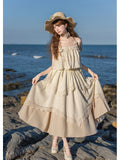 Off-White Lolita Camisole Top & Asymmetrical Skirt Set