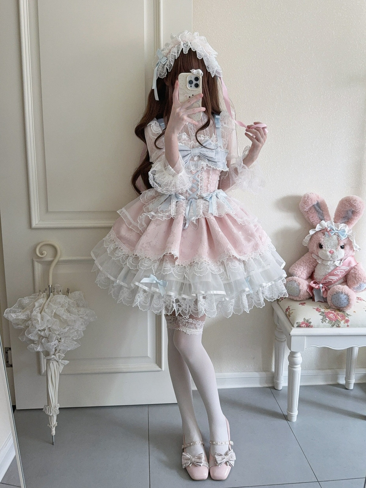 Pink Ballet Lolita JSK Dress | Sweet Princess Gown