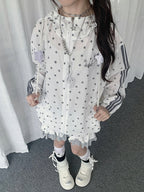 White Star-Print Hooded UV-Protective Jacket | CoyBunny