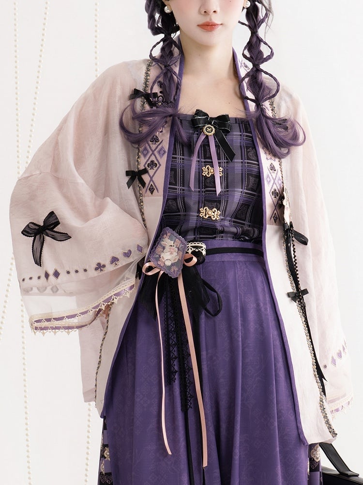 Rabbit & Flower Theme Lace & Bowknot Belt - Luo Xiu Dong Xiang | CoyBunny