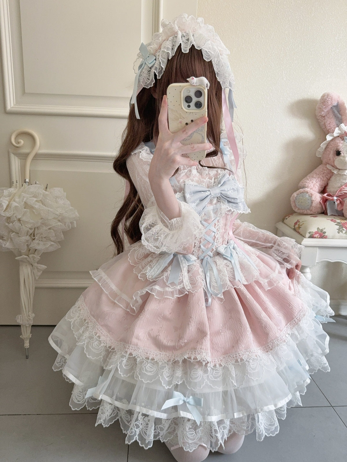 Pink Ballet Lolita JSK Dress | Sweet Princess Gown