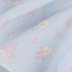 Blue and Pink Floral Strapless Dress with Bow - serendipity | CoyBunny