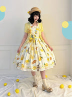 Yellow Short Sleeve Cardigan Jacket - Cutey Mask | CoyBunny
