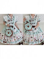 Mint Green Chocolate Donut Design Lolita Handbag - Sheep Puff Bag | CoyBunny