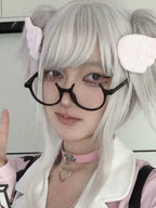Kawaii Black Round Glasses Frames - Magic Diary | CoyBunny