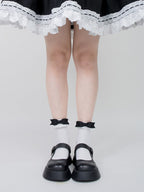Pink and Black Bowknot Sweet Lolita Socks | CoyBunny