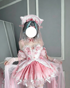 Cheshire Cat Kawaii Pink Cosplay Lolita Dress - Zhuazhua Box | CoyBunny