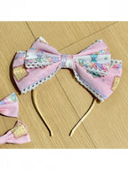 Lace-Trimmed Bow Headpiece in Three Shades - Sweet Dream Shop | CoyBunny