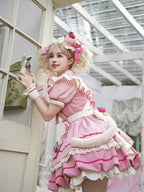 Strawberry Cake Mini Hat, Sweet Pink Design - Sakurahime | CoyBunny