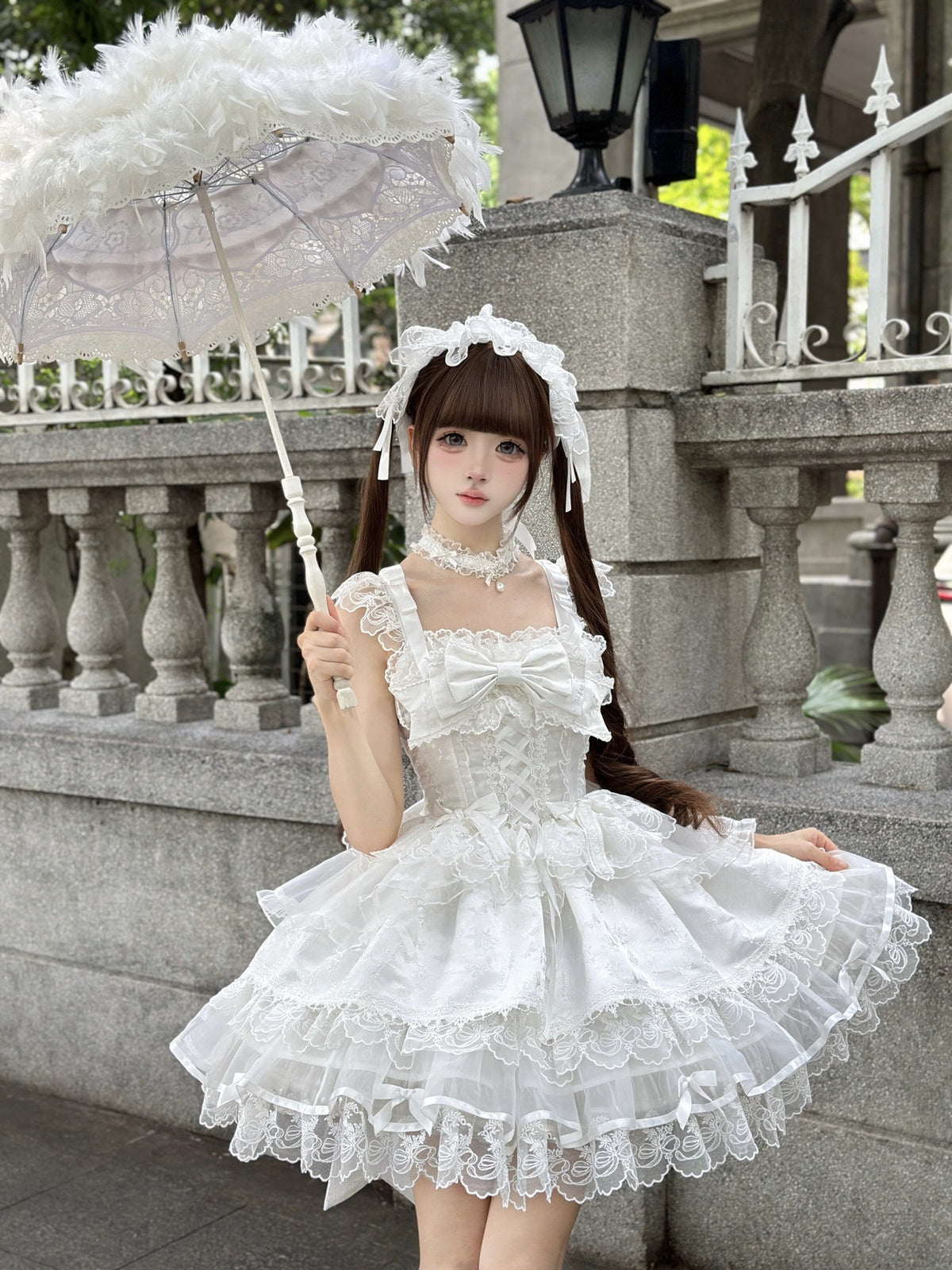 White Ballet Lolita JSK Dress | Sweet Princess Gown