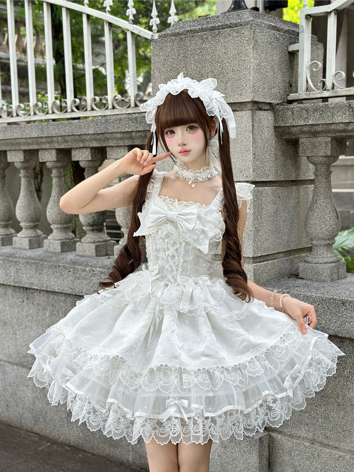 White Ballet Lolita JSK Dress | Sweet Princess Gown