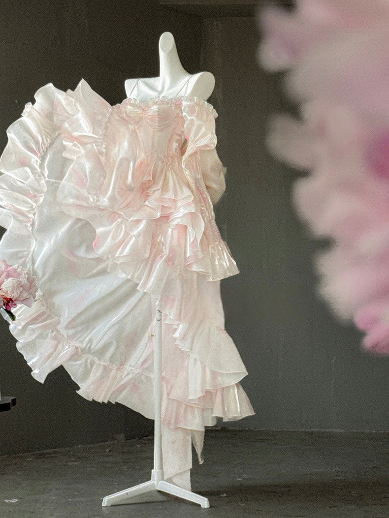 Light Pink Princess Dress Set - Sweet Lolita Hime Gown | CoyBunny