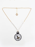 Alice in Wonderland Rabbit Ear KC and Necklace - Sheep Puff Atelier | CoyBunny