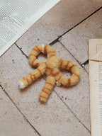 Ginger Plush Bow Sweet Lolita Hairclip - NyaNya | CoyBunny