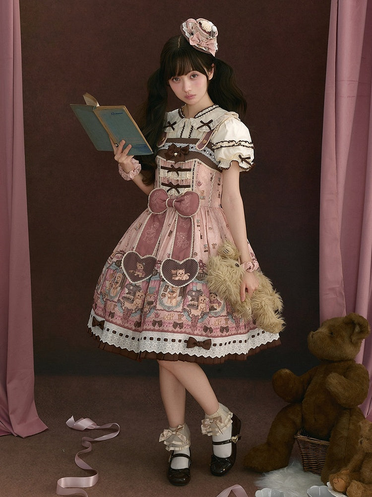 Pink Sweet Lolita Teacup Mini Hat - Stars Fall on the Foggy Island | CoyBunny