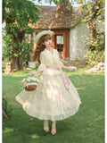 Petal Hem Lolita Shirt & SK Set with Belt & Hat