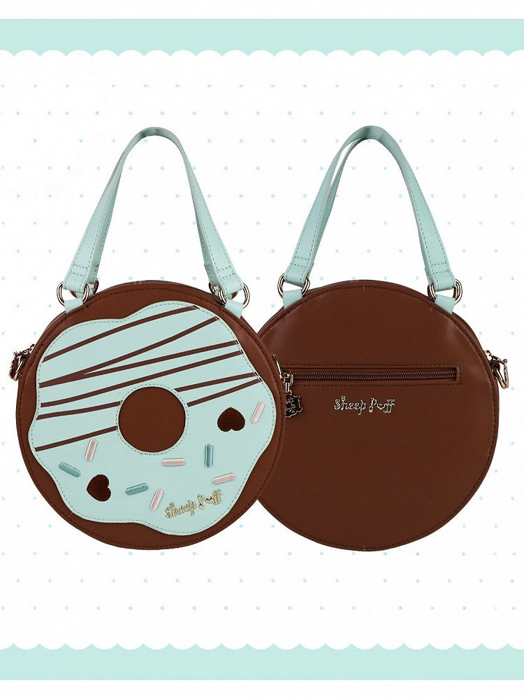 Mint Green Chocolate Donut Design Lolita Handbag - Sheep Puff Bag | CoyBunny