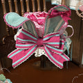 Pink & Green Bunny Ear Sweet Lolita Mini Hat with Bow Accents - Mewroco | CoyBunny
