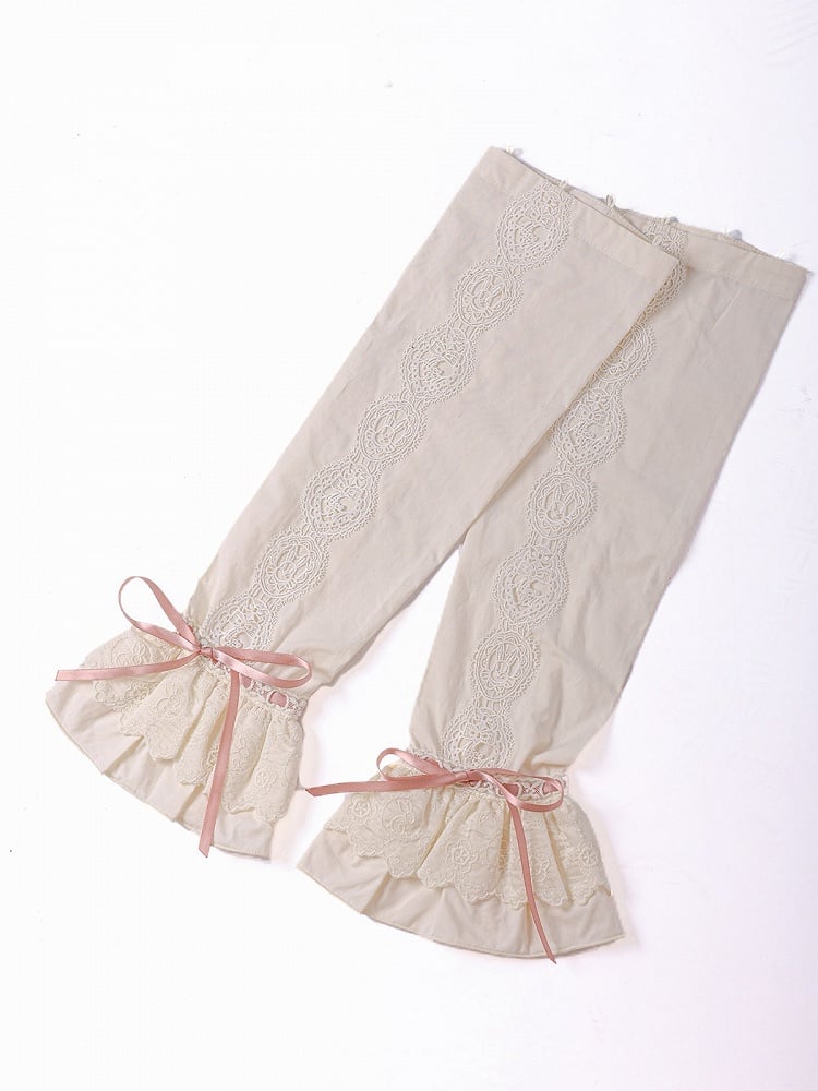 Beige Peter Pan Collar Blouse with Bow & Detachable Sleeves, Sweet Lolita - Alice Girl | CoyBunny