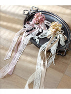 Sweet Lolita Floral Embroidery Brooch Set - Penny House | CoyBunny
