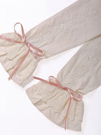 Beige Peter Pan Collar Blouse with Bow & Detachable Sleeves, Sweet Lolita - Alice Girl | CoyBunny