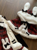 Red Bunny Ears Hooded Cape | CoyBunny
