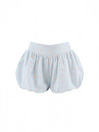 Blue Floral Print Bubble Shorts - serendipity | CoyBunny