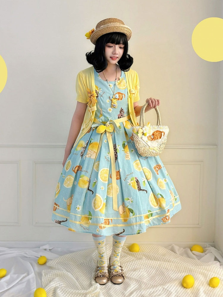 Yellow Short Sleeve Cardigan Jacket - Cutey Mask | CoyBunny