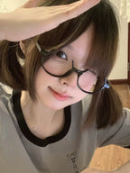 Kawaii Black Round Glasses Frames - Magic Diary | CoyBunny
