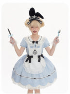 Alice in Wonderland Rabbit Ear KC and Necklace - Sheep Puff Atelier | CoyBunny