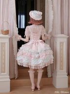 Pink & Blue Sweet Candy-themed Lolita JSK Dress - Meng Fu Zi | CoyBunny