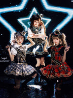 Red / Green / Blue Idol Lolita Plaid Bowknot KC or Mini Top Hat - LiLi Chain | CoyBunny