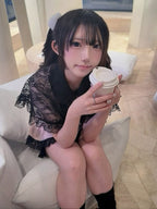 Stripe Dress Set with Lace Cape and Tie - Ekomi | CoyBunny