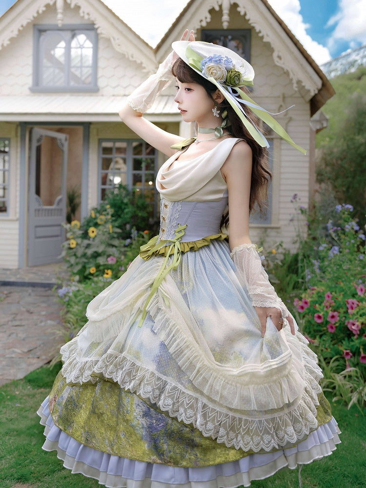 Ivory Sheer Dotted Tulle Arm Sleeves - Moonlight Dream | CoyBunny